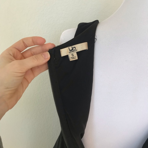 Ya Los Angeles suede black dress - Picture 6 of 7